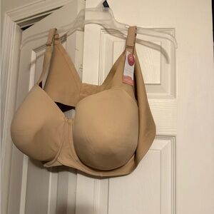 Cacique Beige Lightly Lined Max Coverage Bra